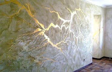 миксер для краски: Декоративные штукатурки качественно, быстро Леонардо, Мокрый шёлк — 1