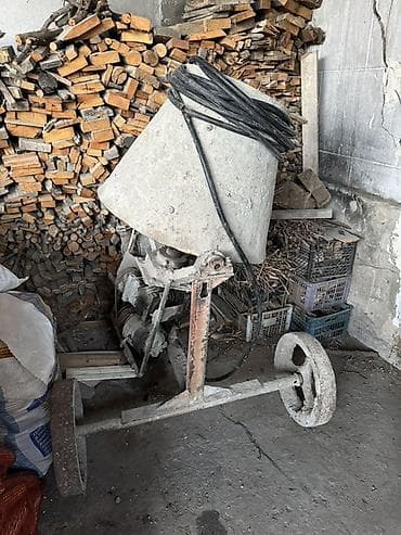 Бетон аралаштыргыч Мобилдик, Орто (150 - 300 л), Колдонулган