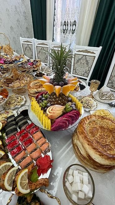 Выездные банкеты: Выездные банкеты | Оформители, Повара | Фуршетный стол — 7