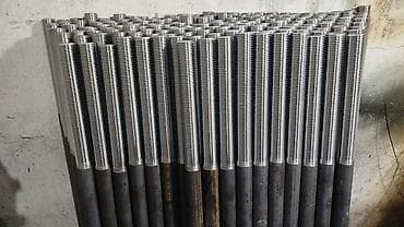 Стальные шпильки/стержни с накатанной резьбой (половина длины lalafo.kg да Стальные шпильки/стержни с накатанной резьбой (половина длины