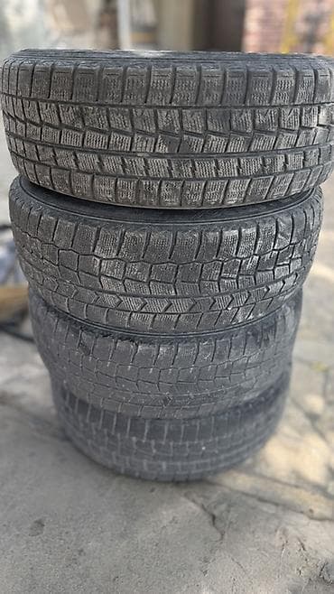 Шиналар жана дисктер: Комплект зимних шин Dunlop на штампованных стальных дисках.на хонда — 2