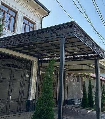 Кованые навесы и козырьки под ключ - Изготовление и монтаж навесов — 2