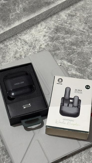 приёмник: Беспроводная петличная система Green Lion для iPhone (Lightning) - — 2