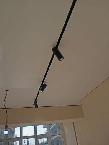 трековые светильник: Натяжной потолок Матовое Бесплатный замер, Монтаж, Демонтаж — 15