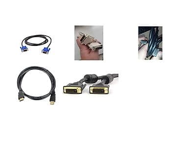 bobby store: Кабеля видео -VGA, 1,5м -HDMI, 1,5м -DVI-D Single link, 1,5м -DVI-D — 1