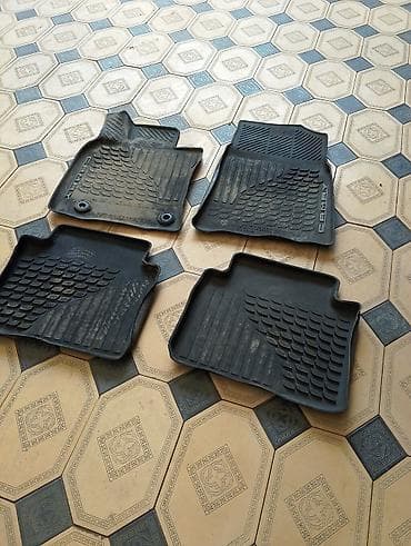 чехол хонда фит: Родные Резиновые Полики Для салона Toyota, цвет - Черный — 3