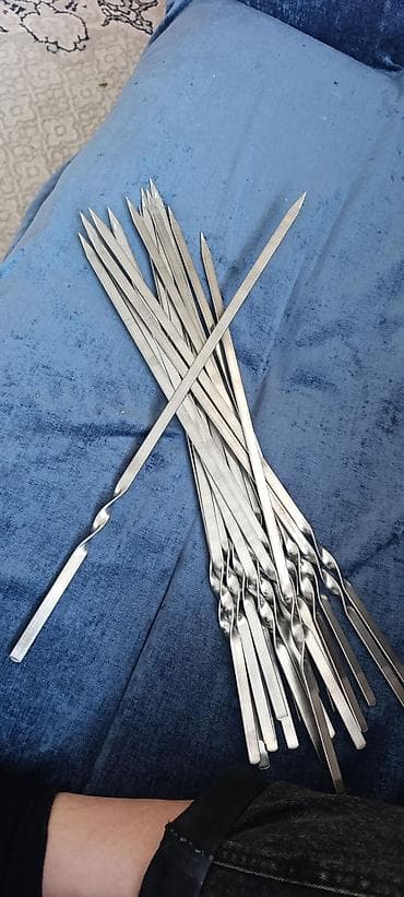 куры для гриля: Шампуры для мангала из нержавеющей стали.Новые. В наличии 20 шт. Длина — 2