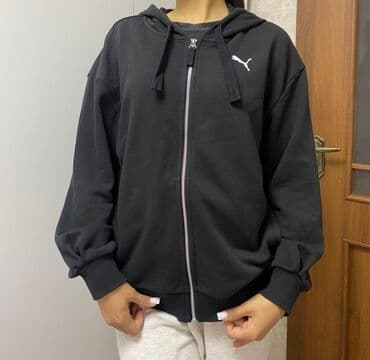 чачы casio: Эркектердин толстовкасы, M, Puma, Жаңы, түсү - Кара — 2
