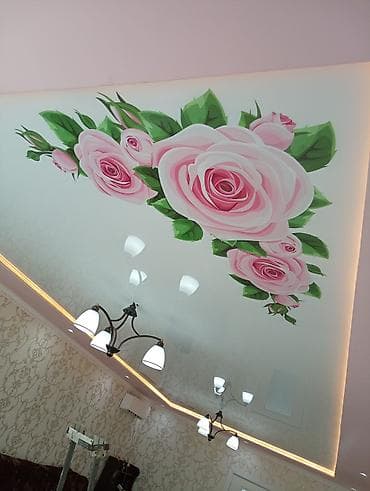 Натяжной потолок Глянцевое Монтаж