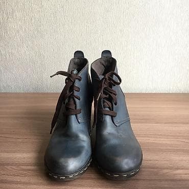 Сапоги: Сапоги, 38, Tamaris, Б/у, цвет - Синий, Самовывоз, Платная доставка — 2