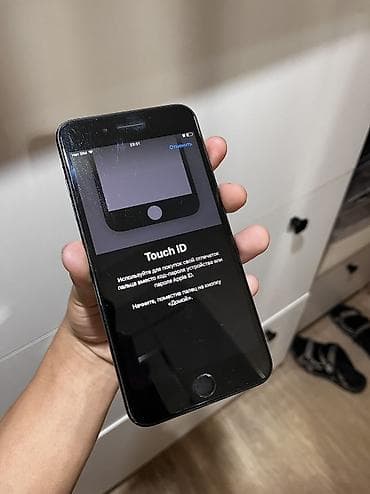 6s iphone: IPhone 7 Plus, Б/у, 128 ГБ, Black Titanium, Чехол, 100 % — 7