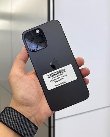 IPhone 14 Pro Max, Б/у, 256 ГБ, Jet Black, Защитное стекло, Чехол, В рассрочку, 89 %