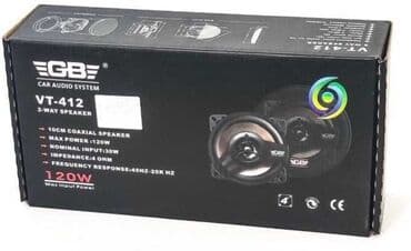 машны: Динамики GB VT-412 | 4" | 10cm | 120W Акустика 10 см - автомобильная — 2