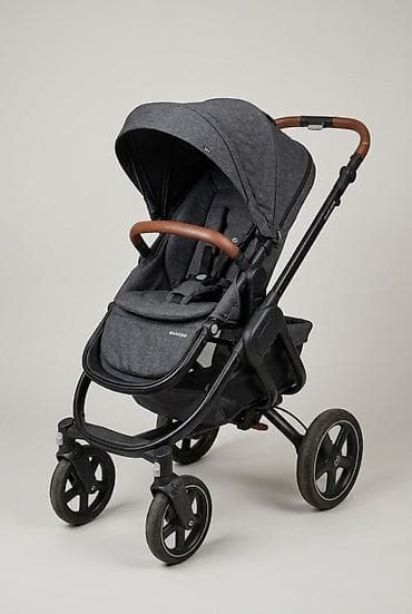 большую коляску: Коляска, Другой бренд, цвет - Серебристый, Б/у, Самовывоз, Платная доставка — 1