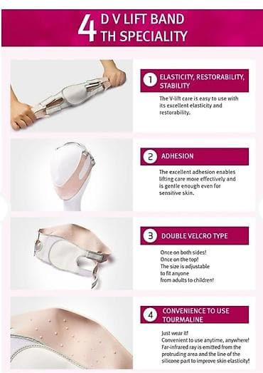 щека: Бандаж для подбородка. корейский бандаж для подбородка.только — 5