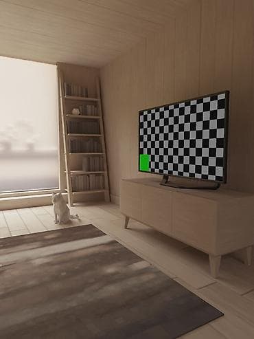 LED-телевизор с плоским экраном - Диагональ ориентировочно 43–50"