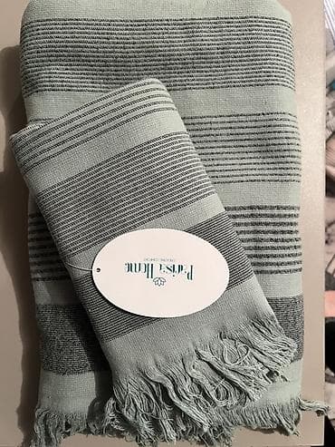 Полотенца: Набор полотенец Parisа Home (2 шт.) - Полотенца с узором в тонкие — 3