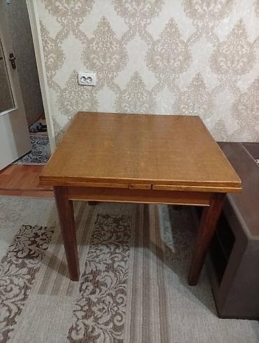 coffee table: Стол трансформер Для кухни, Раскладной стол, цвет - Коричневый — 1