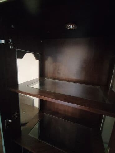 Кургаткычтар: Зал үчүн гарнитур, Колдонулган, ТВ үчүн тумба, Өзү алып кетүү, түсү - Күрөң — 5