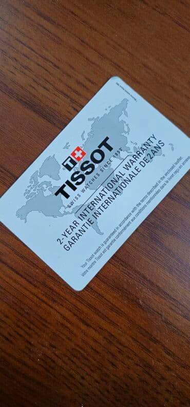 кошелек мужской кожаный ручной работы: Спорттук сааттар саат, Tissot, Таймер жана секунда өлчөгүч, Асыл нуска, Эркектердики, Колдонулган — 3