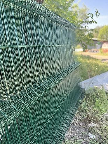 Решетки для заборов: Секционные 3D панели для забора - Тип: сварные металлические панели с — 4