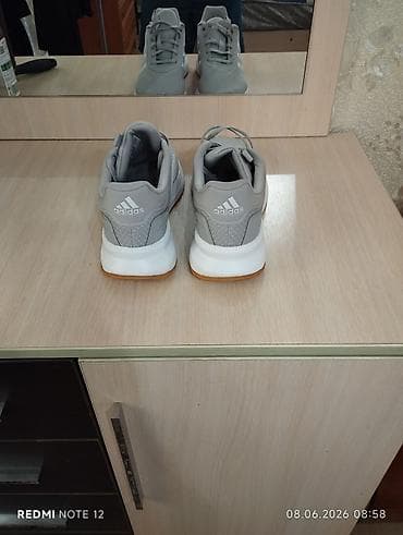мужской обувь: Мужские кроссовки, 42.5, Adidas, Новый, цвет - Серый — 1