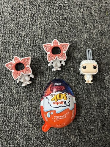 машина дети: Kinder joy. Мини‑фигурки «очень странные дела» Демогоргон и Оди в — 1