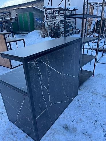 Торговое оборудование: Стойка ресепшн, Материал: Металл, 1200 см * 1200 см * 640 см, Новый — 2