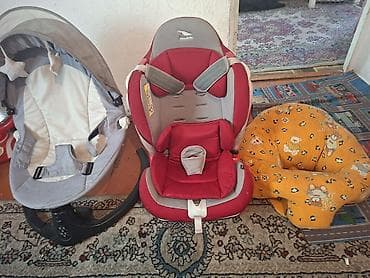 качан: Автокресло, түсү - Кызыл, Колдонулган — 1