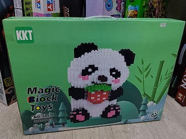quick push pop it: Конструктор KKT Magic Block Toys, модель №6813 — 3D-панда из — 1