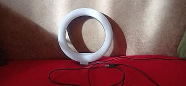 лампы для съемок: Кольцевая LED‑лампа для фото и видео - Светодиодное кольцо круглой — 2