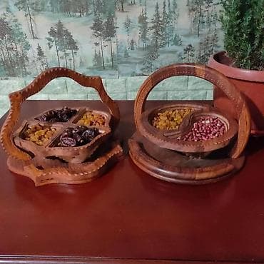 сеточные мешки: Отличный подарок к 8 марта! Корзина деревянная складная под — 4