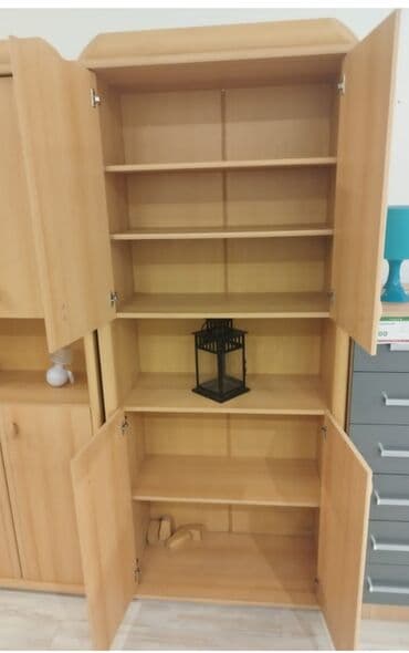 зеркало во весь рост: Шкаф для одежды, Новый, Прямой, Дерево — 6