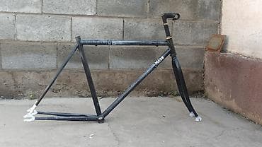 велик рама: Рама для велосипеда с вилкой и выносом - Материал: сталь — 3