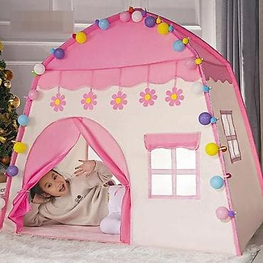 Балдардын кийим-кечелери жана бут кийимдери: Палатка детская Домик для детей Большой и уютный игровой домик для — 3