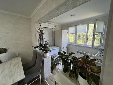 osh flat: 3 комнаты, 65 м², 6 мкр 104 серия, 4 этаж, Евроремонт — 3