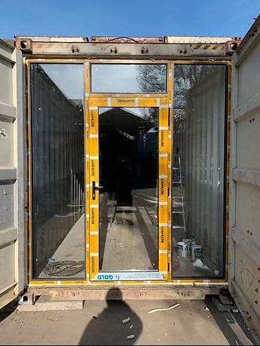 Уход и хранение одежды: Алюминиевое окно на заказ, Тип окна: Витражные, Мансардные, Панорамные, Платная установка, Без рассрочки — 4