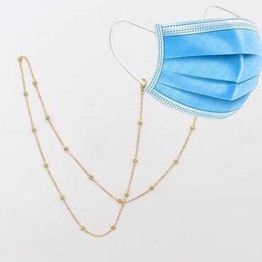 в единственнои экземпляре: Цепочка для очков. Цепочка надевается на дужки с помощью силиконовых — 3