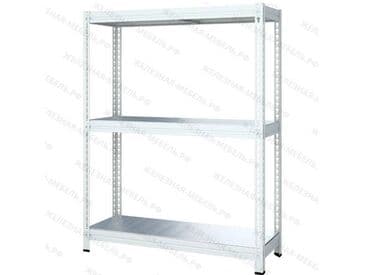 стеллажи для склада: Стеллаж ТИТАН МС-Т 2000х1550х530 (3 яруса, настил оцинк. металл) — 1