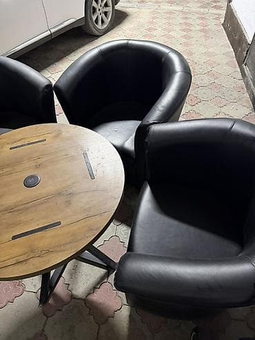 столы и стулья для кухни: Стол и стул для кафе, Б/у, Самовывоз — 2