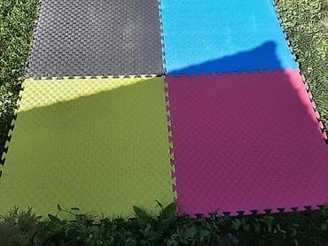 мягкий пол пазл 100х100: Напольные маты-пазлы из ЭВА (EVA), набор разноцветных плиток - Тип — 5