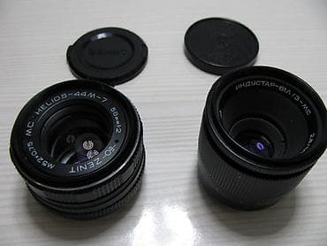 Продаю два советских объектива+ фотоаппарат- Гелиос- 44 М-7мс 5.8мм — 1