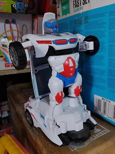 Игрушка-трансформер «Deform Robot» — машина, превращающаяся в робота lalafo.kg да Игрушка-трансформер «Deform Robot» — машина, превращающаяся в робота