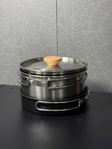 fire maple: Кемпинговый набор посуды для готовки на природе. Состав: - Чайник из — 2
