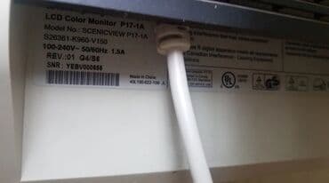 монитор компютер: Монитор, Fujitsu, Б/у, LCD, 17" - 18" — 3