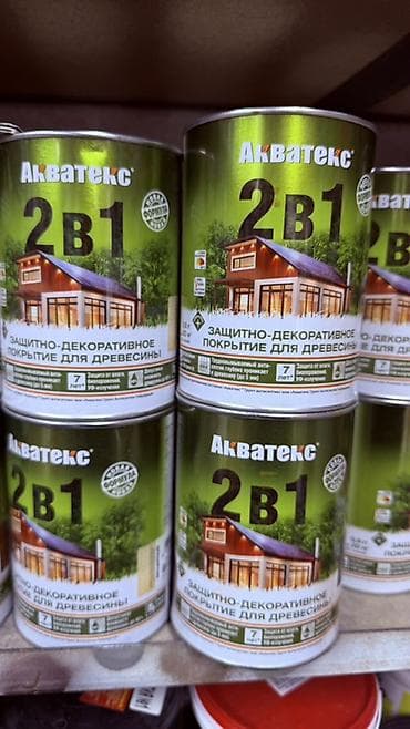 Сиңдиргич: Акватекс 2 в 1 — защитно-декоративное покрытие для древесины — 1