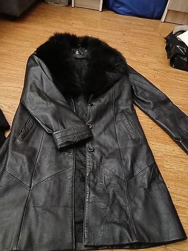 Пальто, Классика, Зима, Короткая модель, Однобортная модель, 4XL