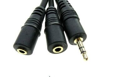 разветвитель наушников и микрофона: Кабель - разветвитель аукс для наушников, колонок, аудио систем — 3