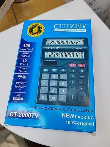 Калькулятор CITIZEN CT-2000TV (Superior Calculator) - Формат
