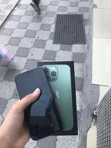 IPhone 13 Pro, Б/у, 256 ГБ, Alpine Green, Коробка at lalafo.kg IPhone 13 Pro, Б/у, 256 ГБ, Alpine Green, Коробка